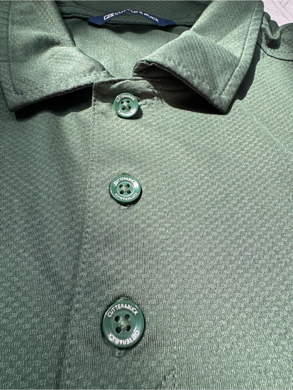 Cutter & Buck Miami Hurricanes Men’s Green Performance Golf Polo Large - Picture 8 of 12
